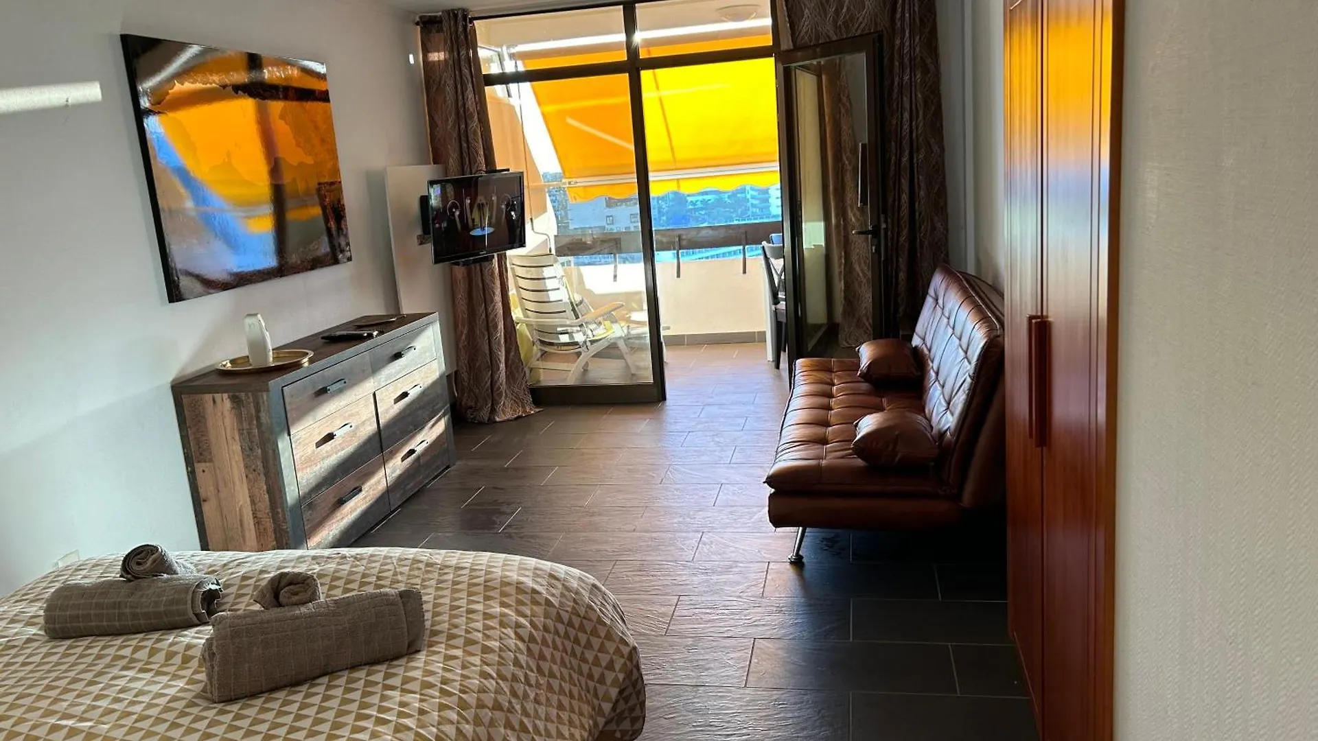 公寓 Sea View Las Arenas 815 Naturist Fkk Lgbt 马斯帕洛马斯 西班牙